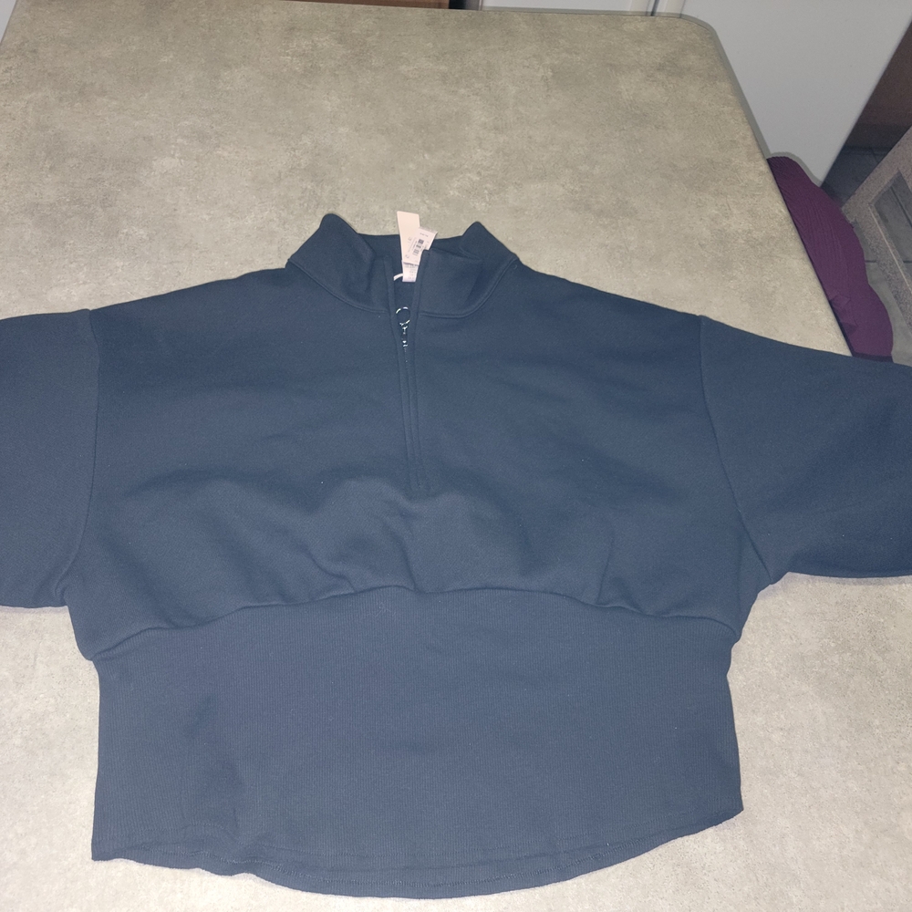 Victoria's Secret Black Zip-Up Top